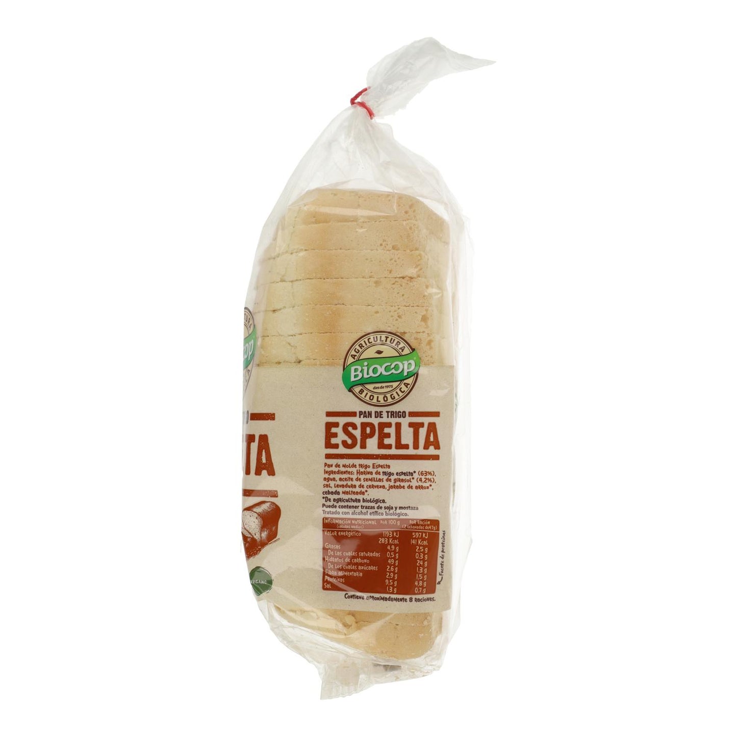 Pão de Espelta Branca Biocop Macio 400 g