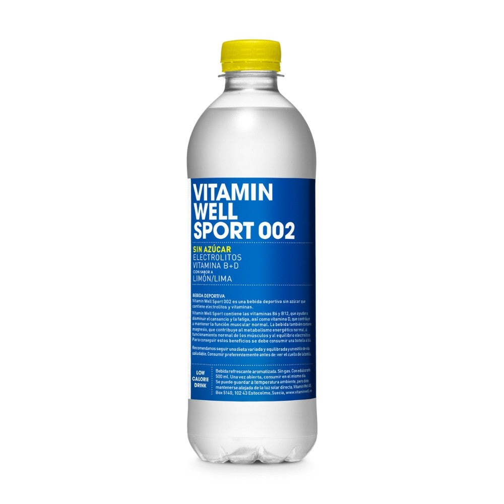 Bebida Vitaminada Sport 002 Sin Azucar 500ml Vitamin Well_0