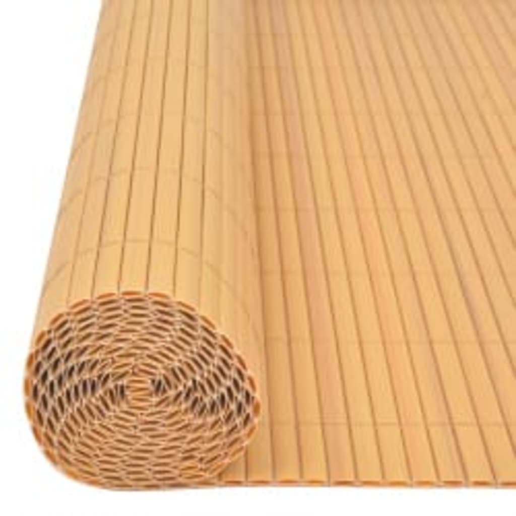 Valla De Jardín De Doble Cara Amarilla 110x300 Cm / Vetonek_4