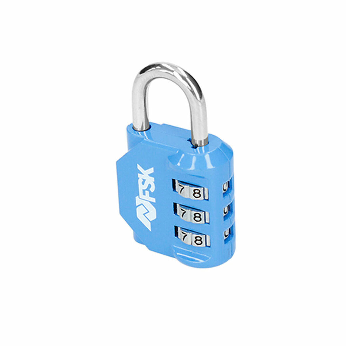 Candado De Combinación Ferrestock Azul 30 Mm (23 Mm) / Vetonek_0