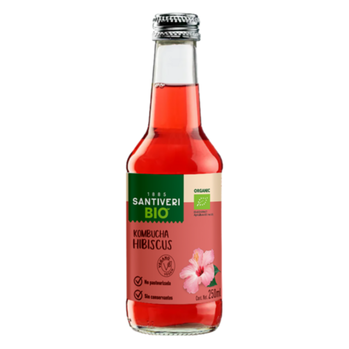 Kombuchá Hibisco Bio Santiveri 250 ml