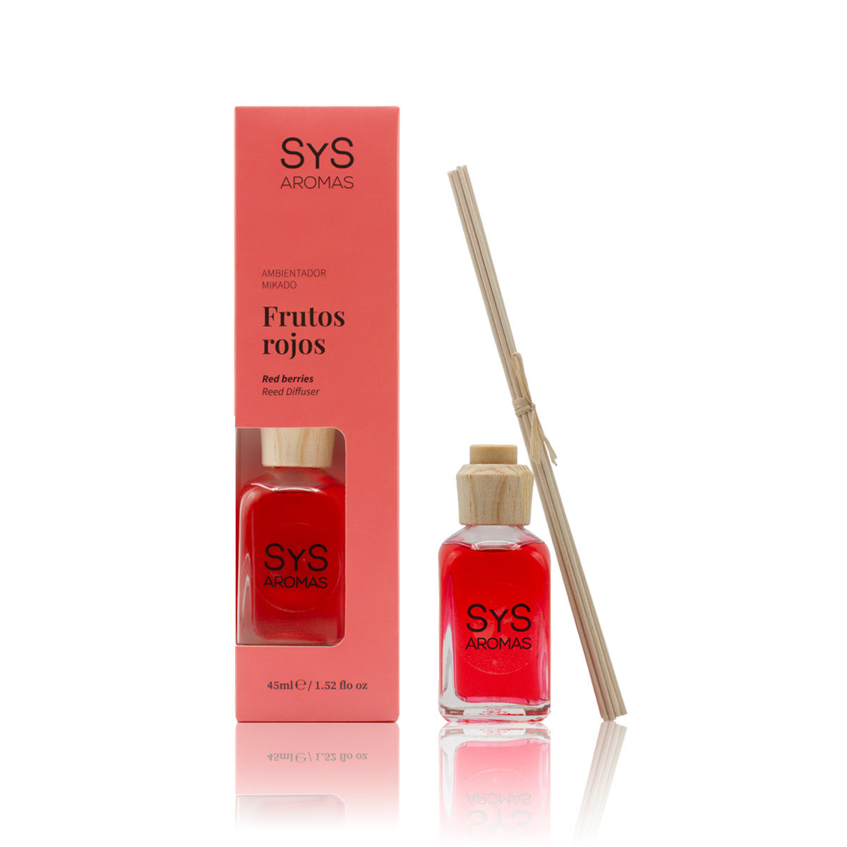 Ambientador Mikado de Frutos Rojos Origins SYS Aromas 45 ml | Aroma Dulce y Afrutado | Energizante_0