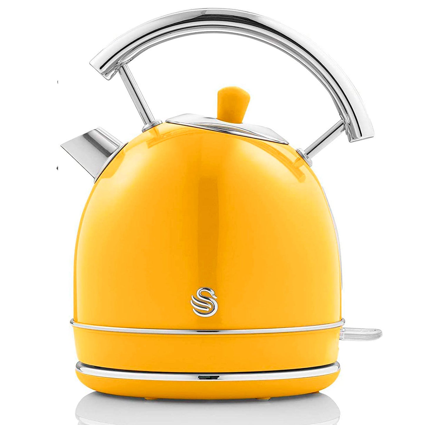 Swan Retro Set Desayuno Hervidor Agua 1,8l,tostadora 2 Rebanadas,microondas Digital 20l,vintage,strp2070yelneu,amarillo_5
