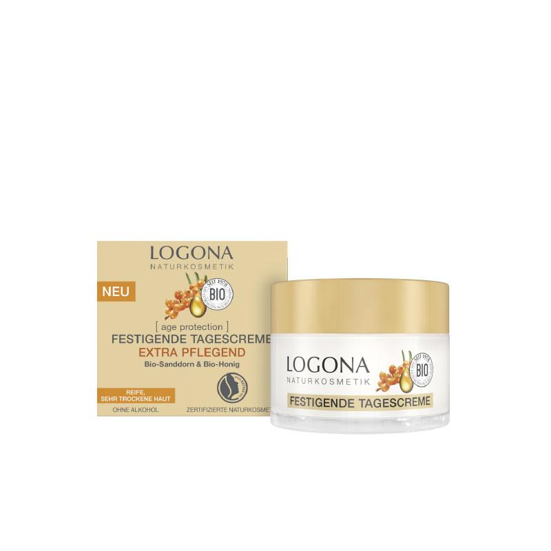 Creme de dia refirmante e ultra nutritivo para proteção contra a idade da Logona, 50 ml