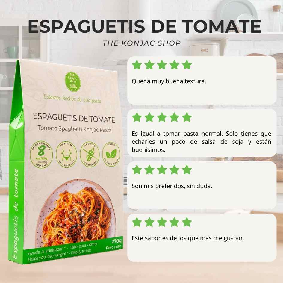 Esparguete de Tomate Konjac The Konjac Shop 270g
