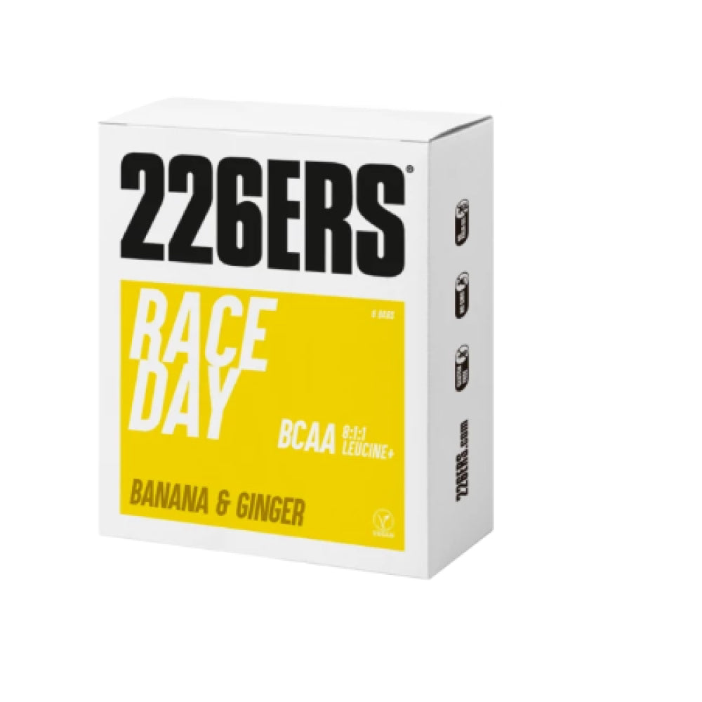 Box Race Day Bar Bcaas 6 X 40 Gr Plátano Y Jengibre_0