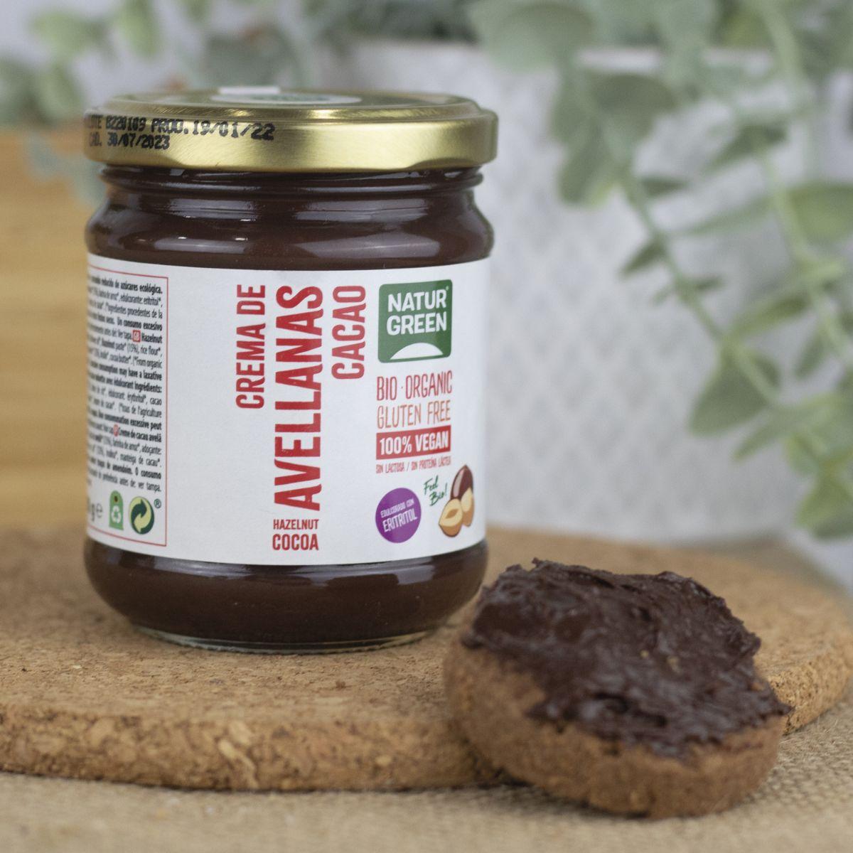 Creme de Avelã e Cacau teor reduzido de açúcar Naturgreen 200 g