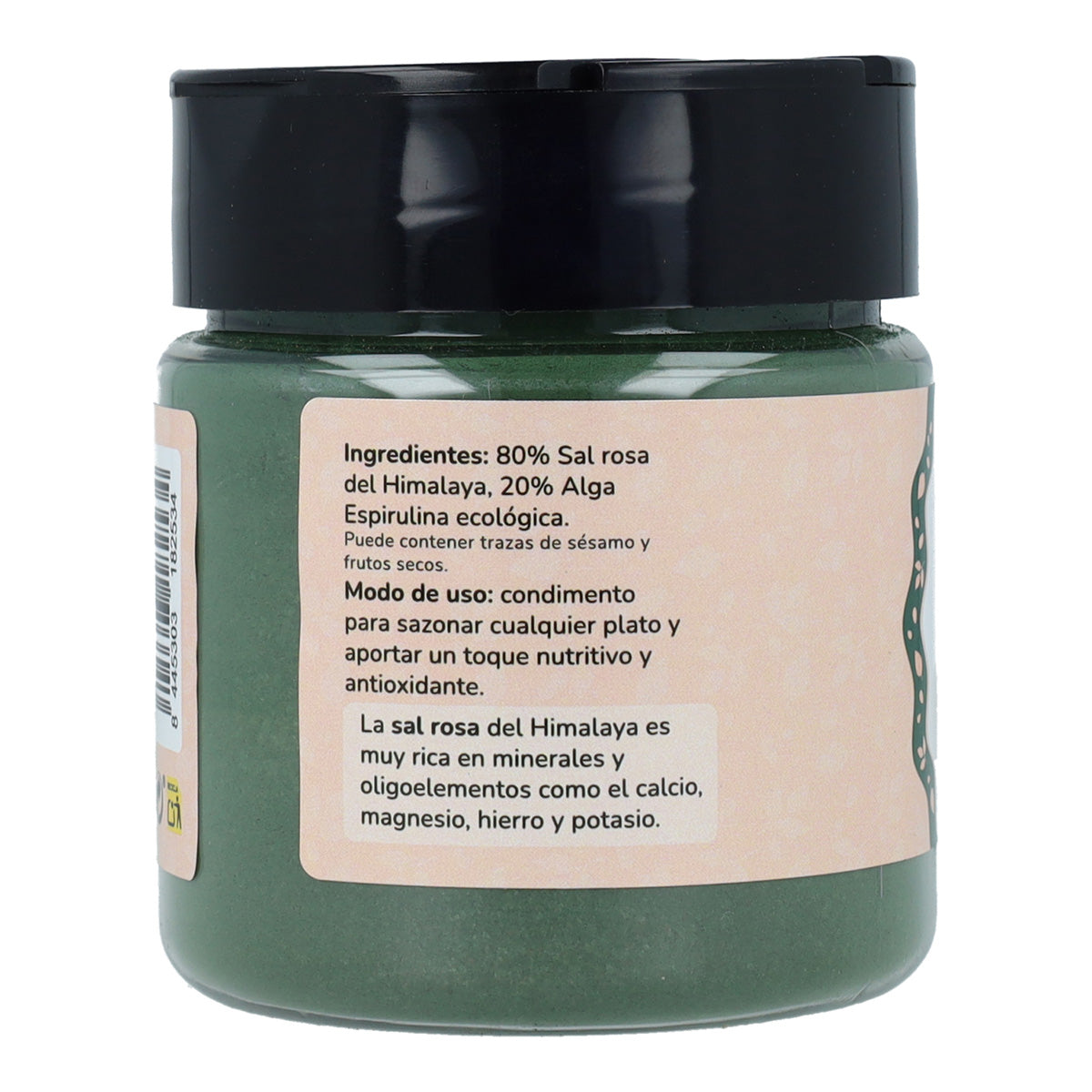 Sal Rosa com Pó de Alga Spirulina ECO Planeta Huerto 100g