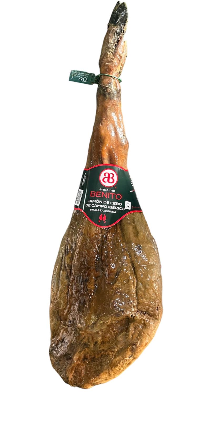 Jamón De Cebo De Campo Ibérico 50% R.i. Anselmo Benito Jamón Cebo Campo 50 % R.i. Benito (7/7.5 Kg)_2