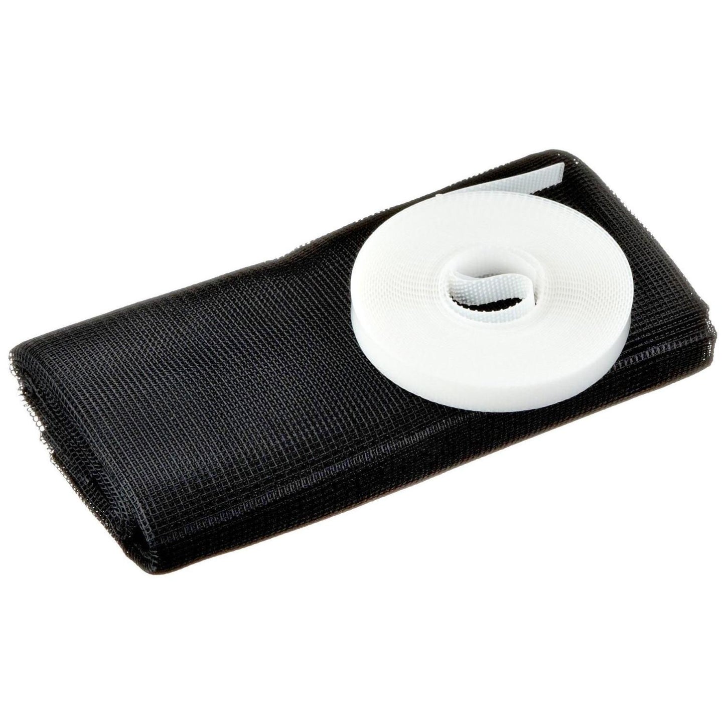 Mosquiteiro preto standard para janelas, 1,3m x 1,5m, Tesa