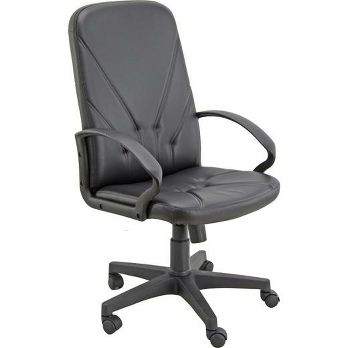 Sillón Dirección Unisit Dante Cuero Negro_0
