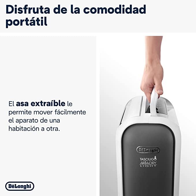 Deshumidificador DNS65 silencioso con ionizador Delonghi