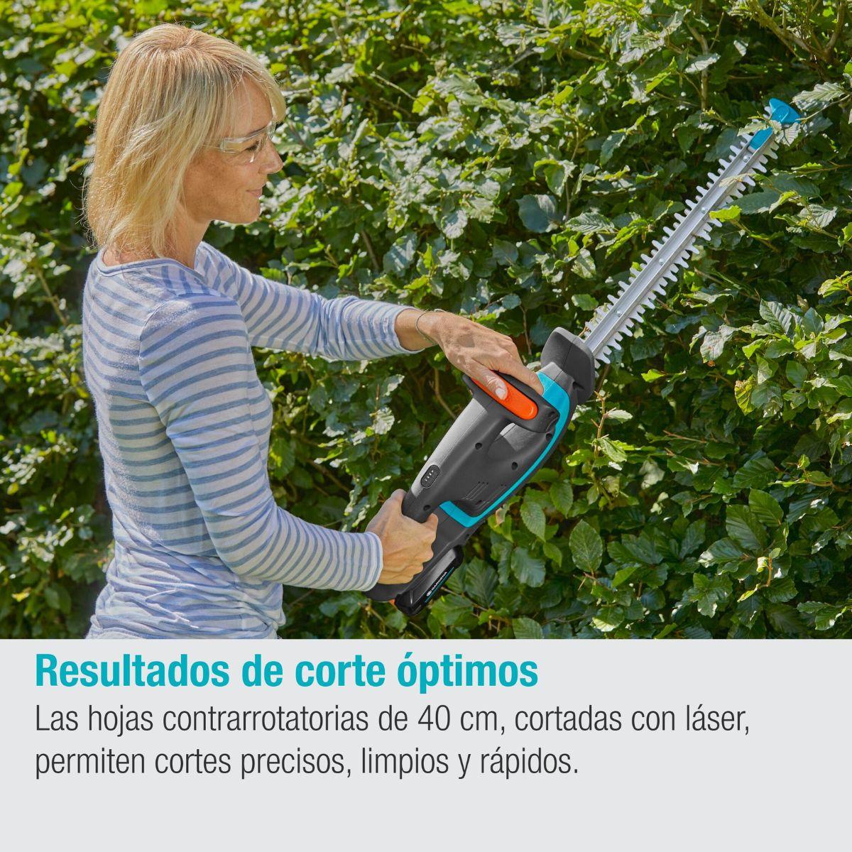 Conjunto de aparadores de sebes a pilhas Gardena EasyCut 40/18 V P4A