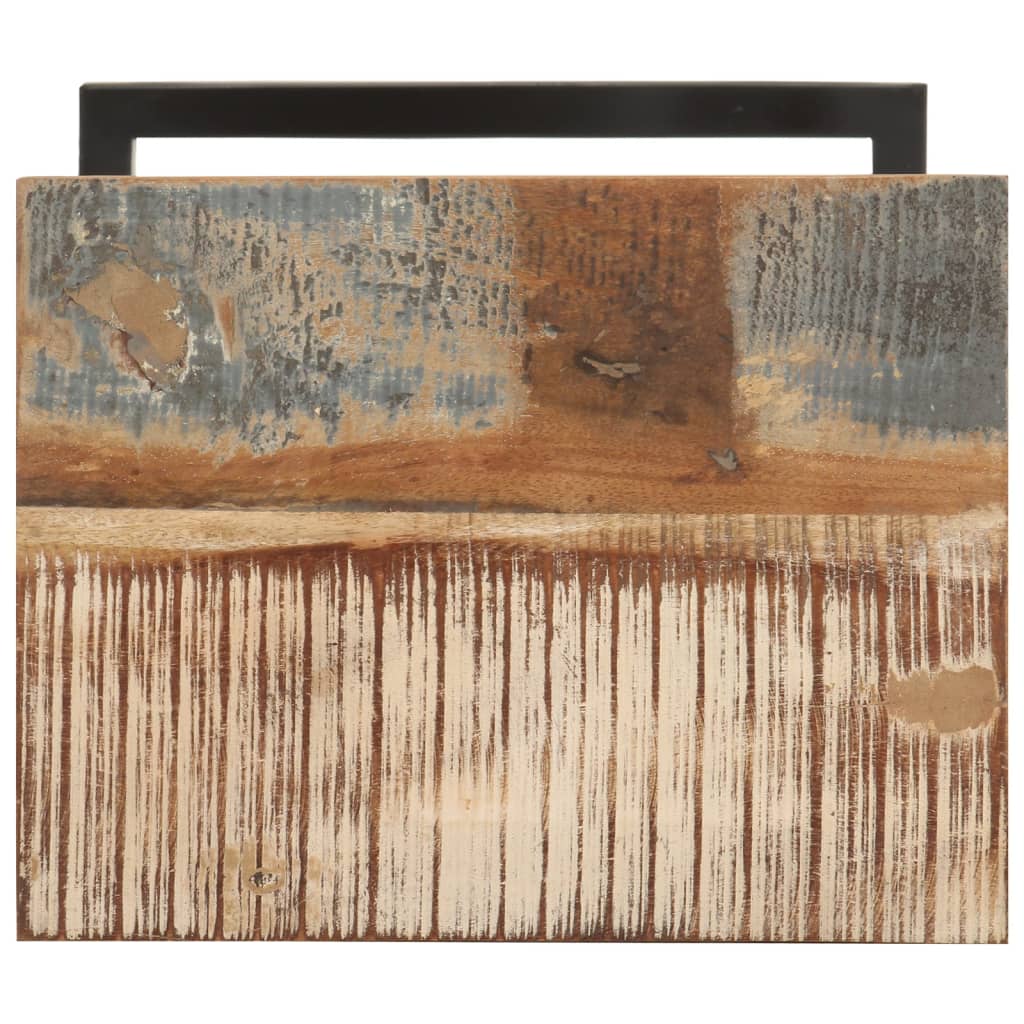Mesitas Auxiliares 2 Uds Madera Reciclada 31,5x24,5x64,5 Cm_4