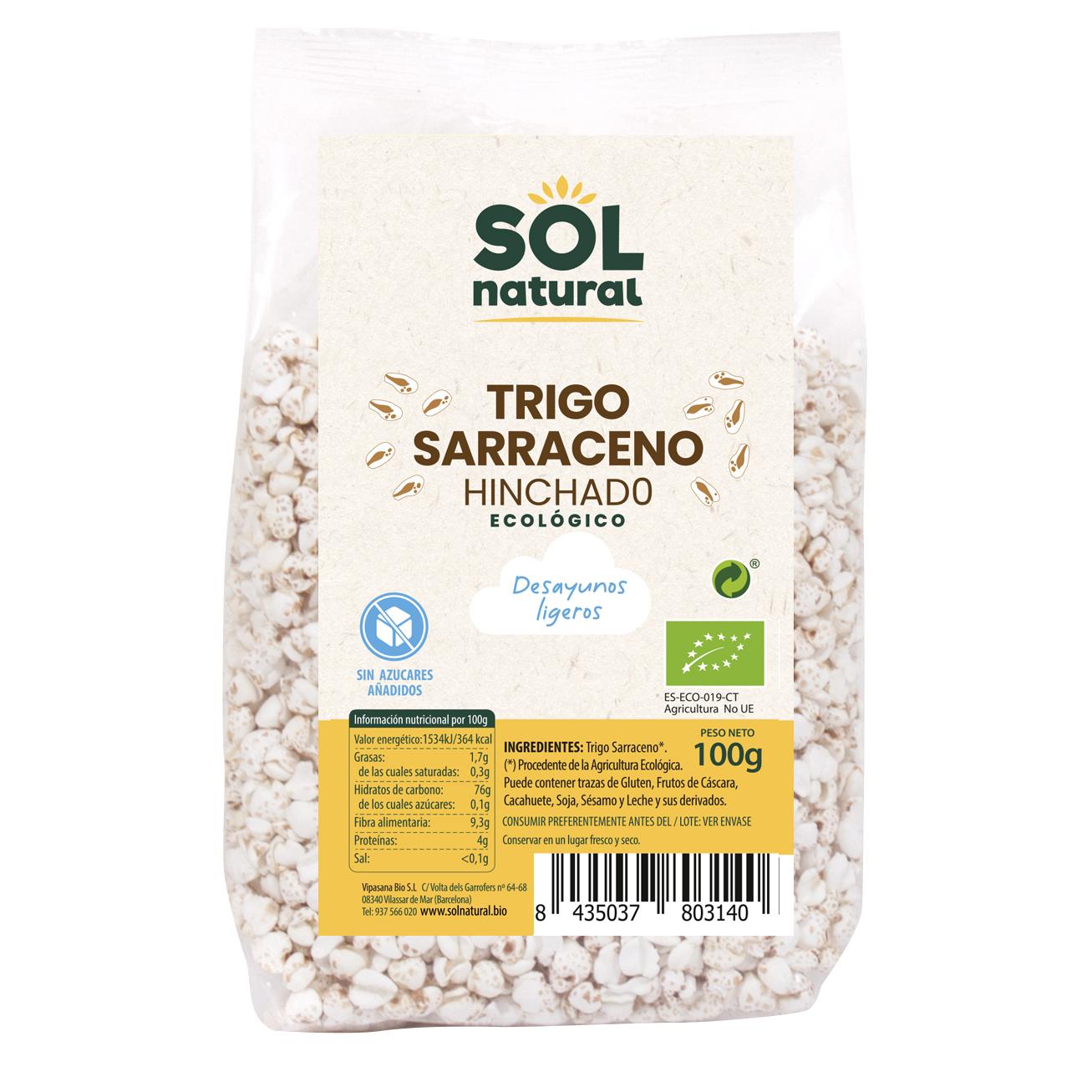 Trigo Sarraceno Biológico Sol Natural 100g