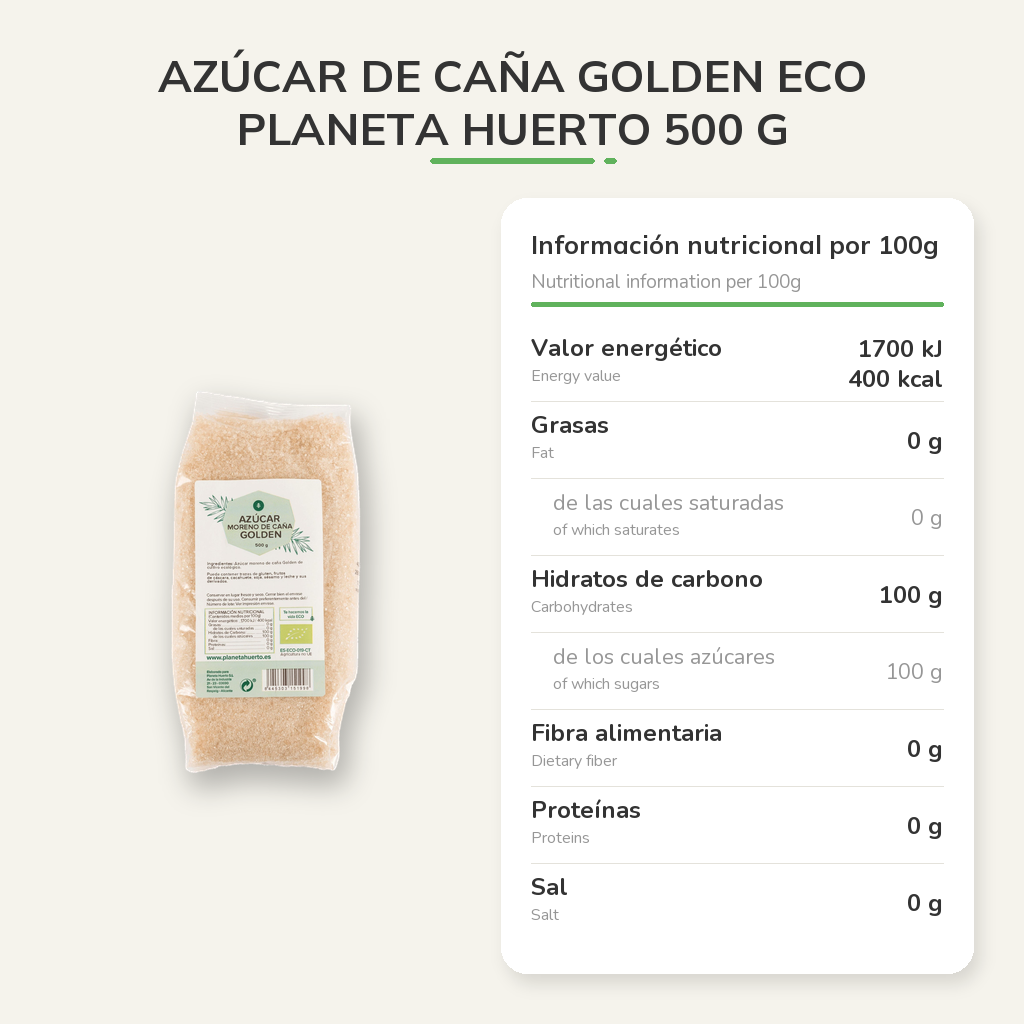 Información nutricional