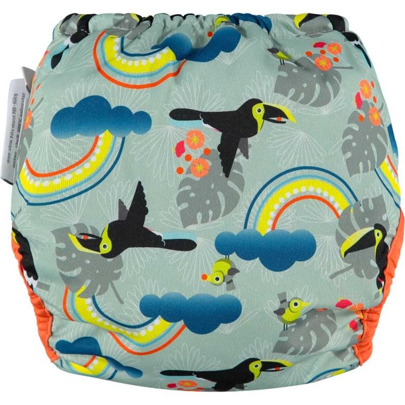 Fralda reutilizável em bambu com velcro Toucan Close Parent