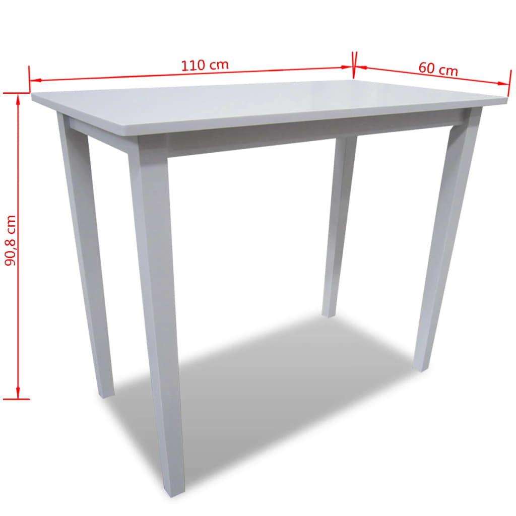 Mesa Alta De Madera Blanca_2