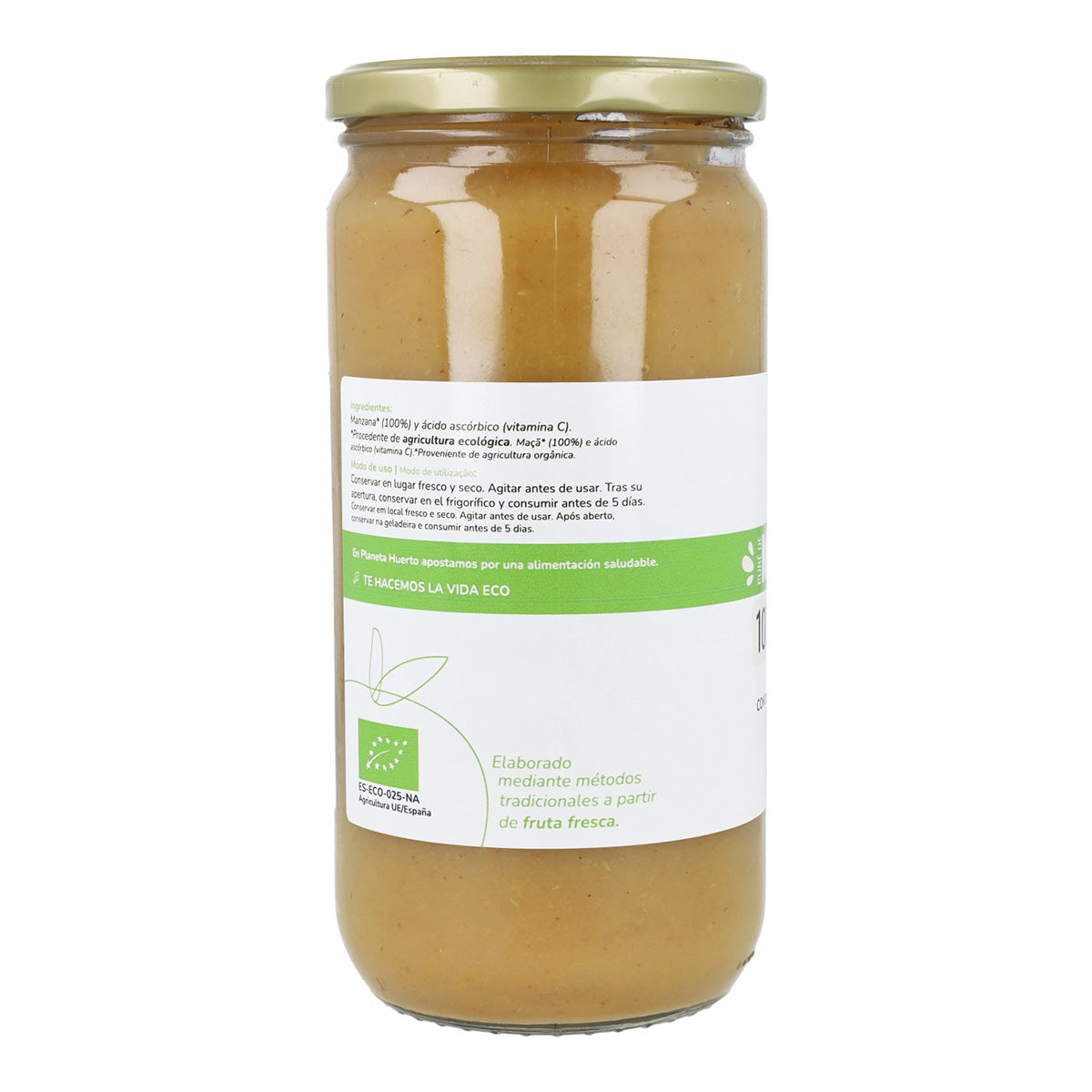 Doce de Maçã Sem Açúcar Eco Planeta Huerto 700 g