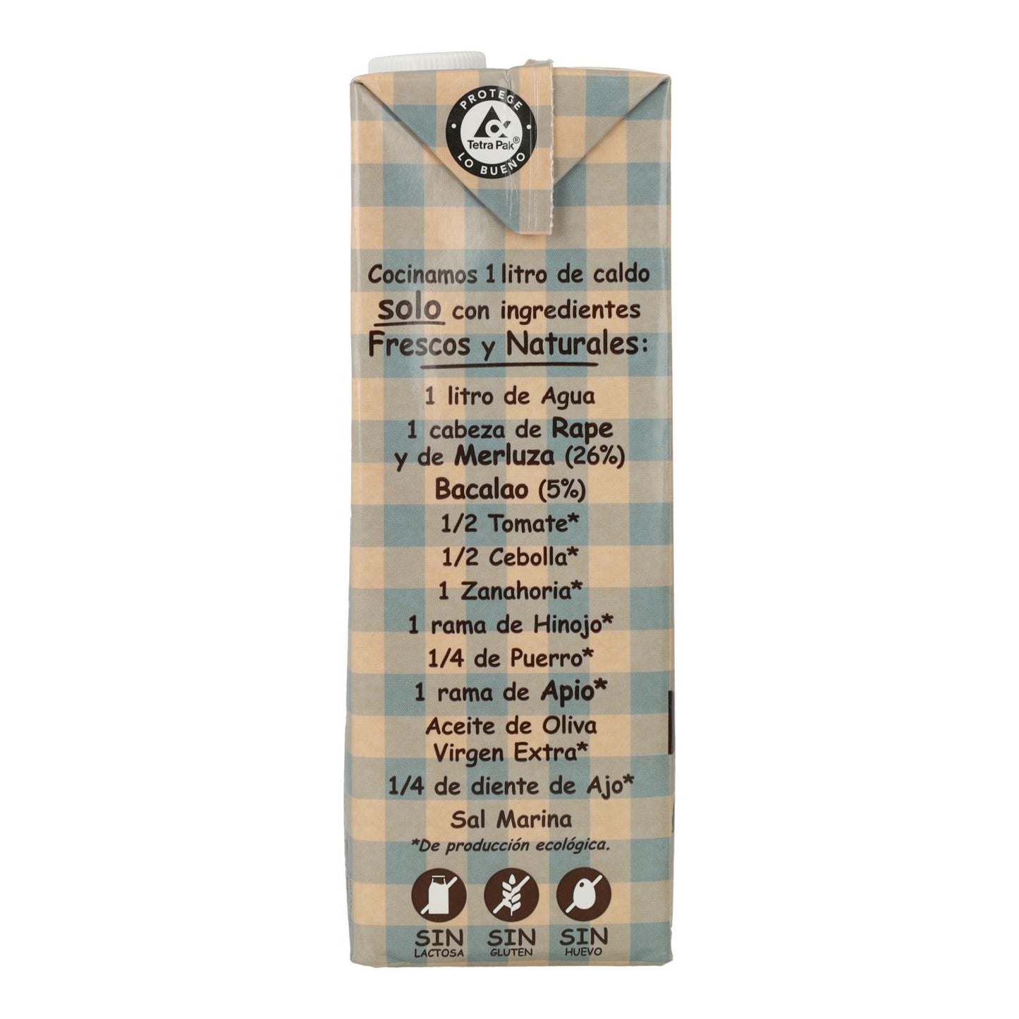 Caldo de Peixe Natural Aneto 1L com Legumes