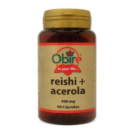 Reishi (micélio) e Acerola 400 mg Obire, 90 cápsulas