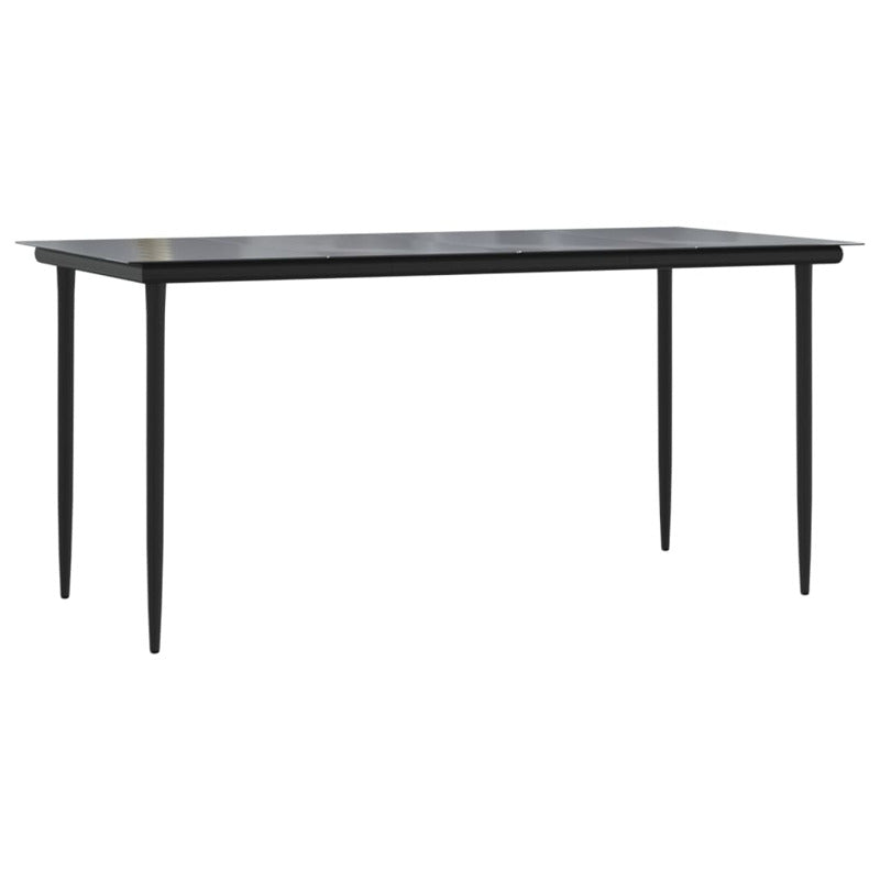 Vidaxl Set De Comedor Jardín 7 Pzas Cojines Ratán Sintético Antracita_5