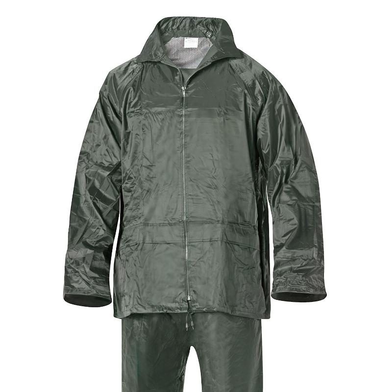 Traje De Agua Impermeable Verde Nylon Talla 8-xl_1