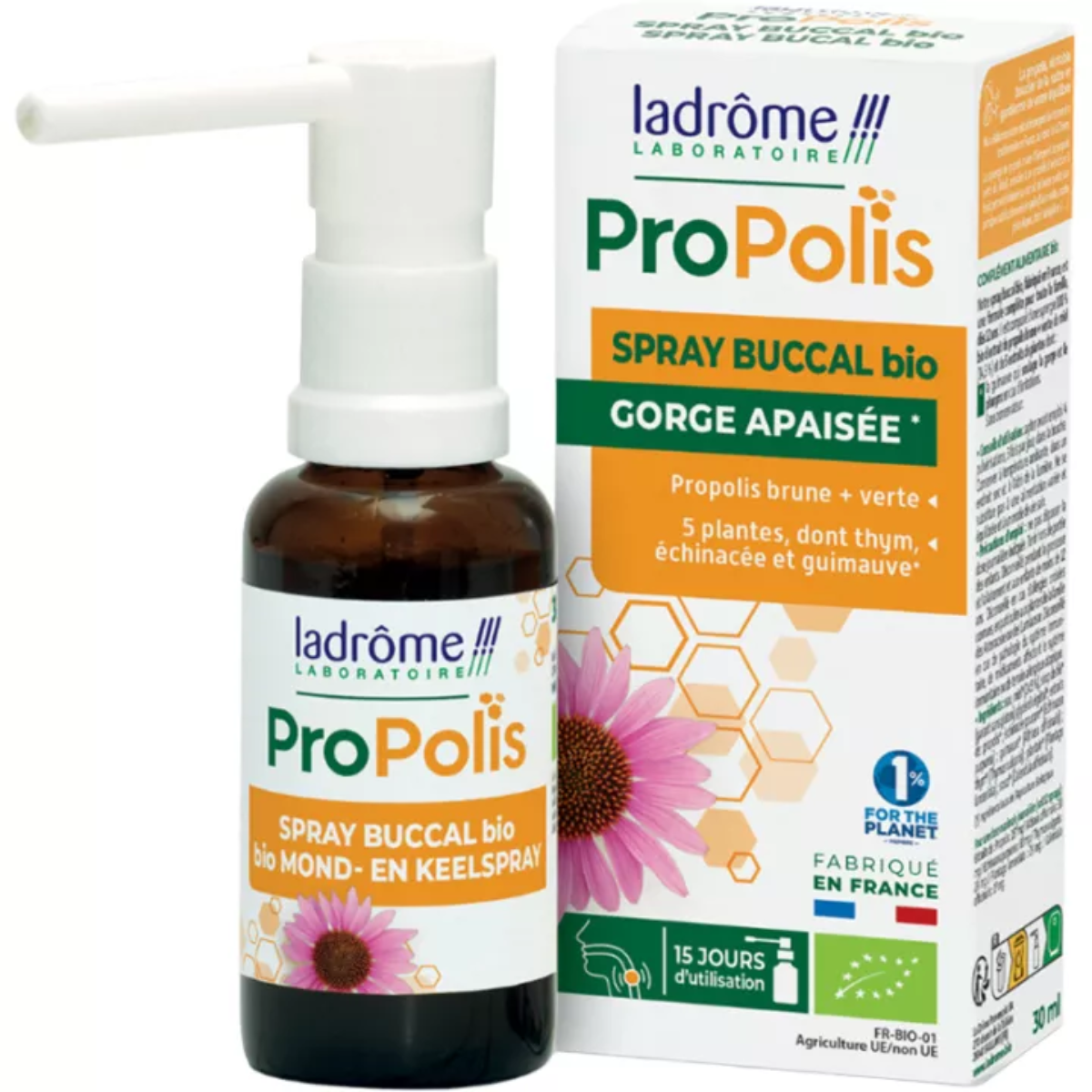 Spray bucal de própolis Ladrome 30 ml