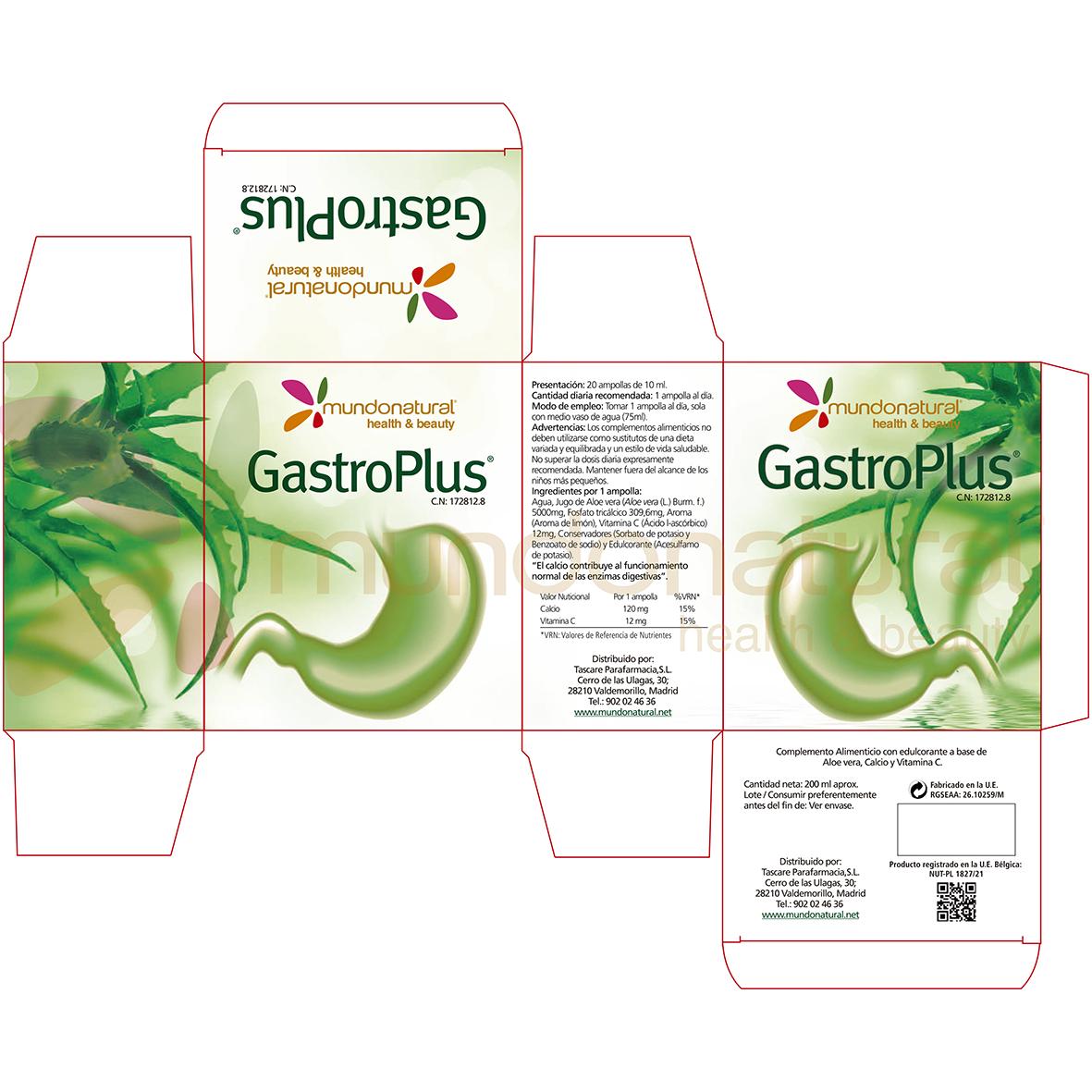 Gastroplus Mundo Natural, 20 ampolas