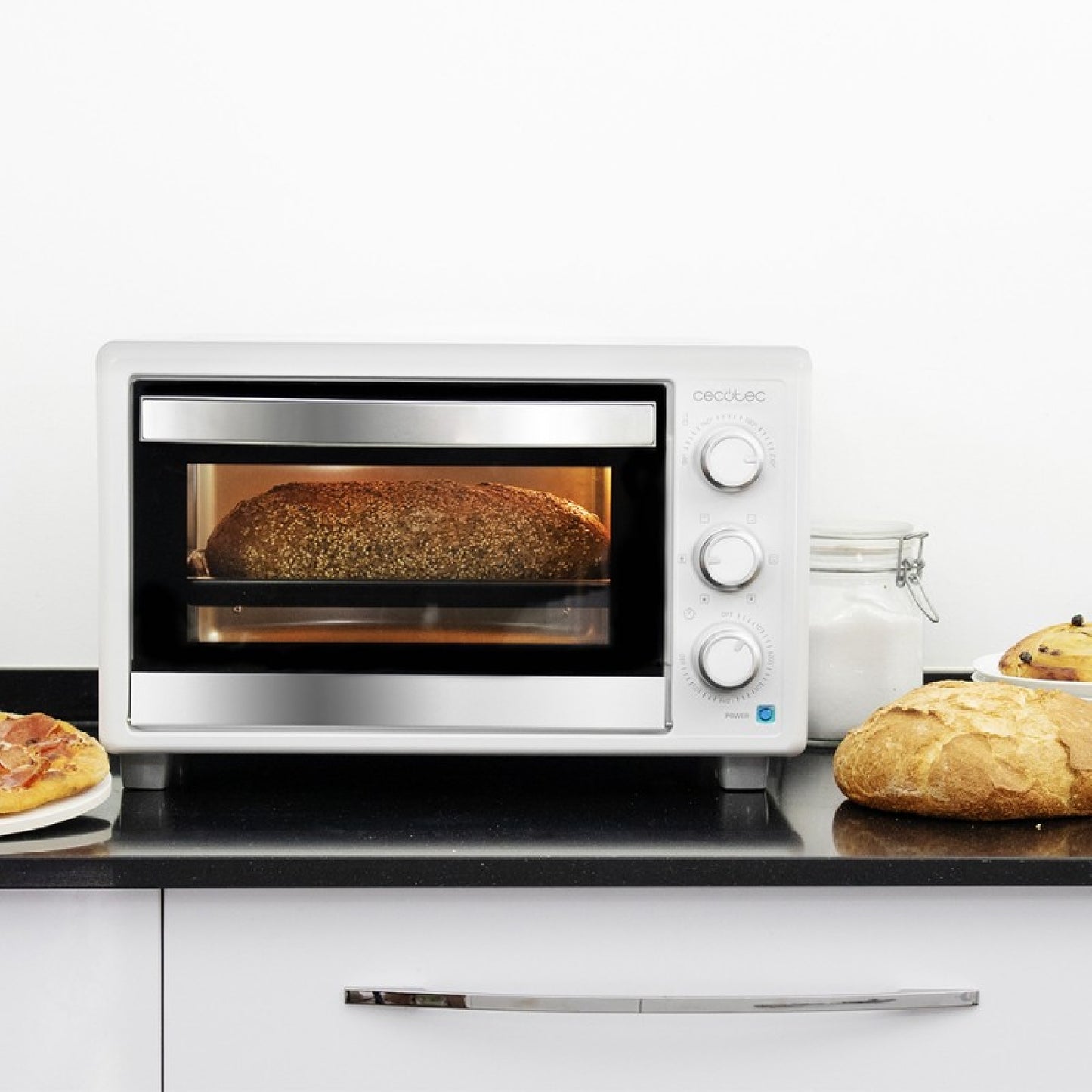 Cecotec Horno De Sobremesa Horno De Sobremesa Bake&toast 2600 White 4pizza_3