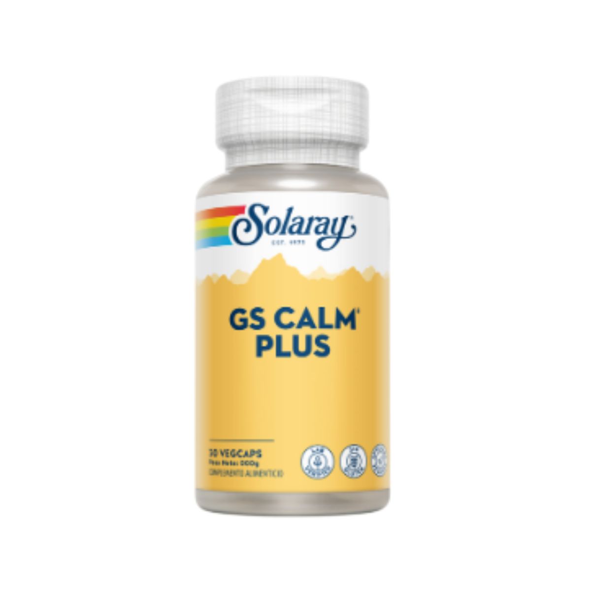 GS Calm Plus Solaray 30 Cápsulas