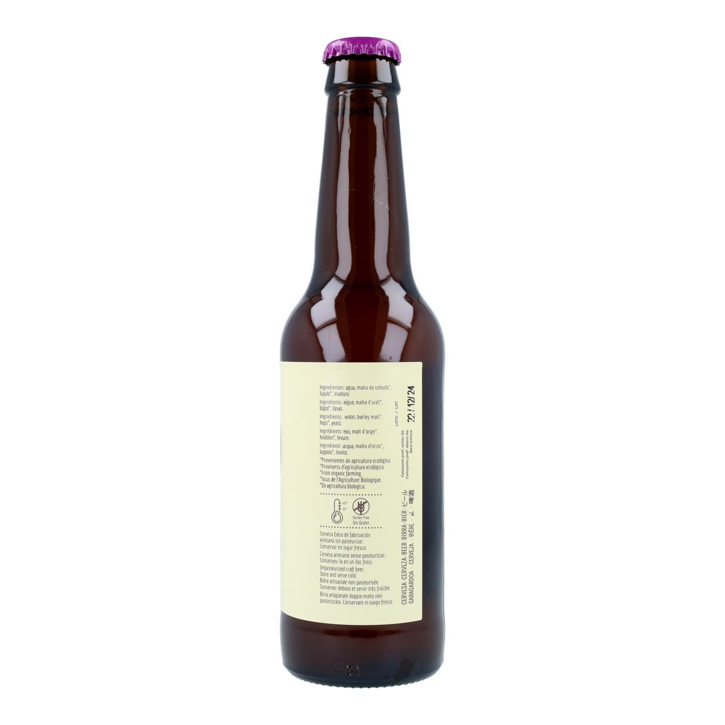 Cerveja Lluna Happy Trip sem glúten Cerveses Lluna 33cl