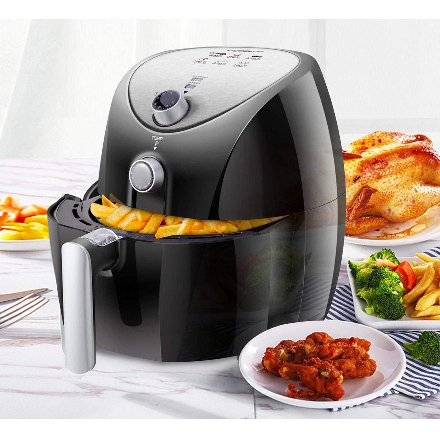 Fritadeira sem óleo 3,2 L 1400 W sem BPA