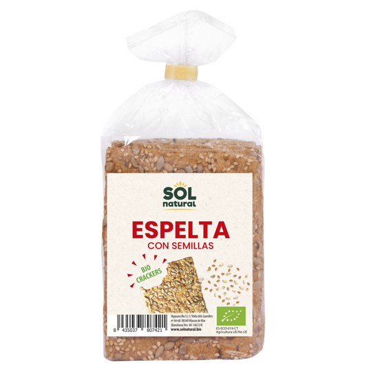 Biscoitos de espelta com sementes Bio Sol Natural 200 g