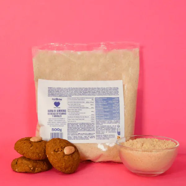 Farinha de amêndoa Nut&me com vitaminas e minerais 500 g