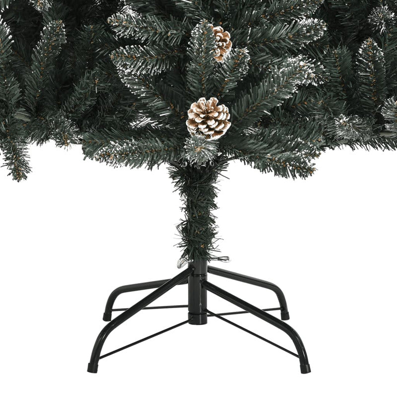 Vidaxl Árbol De Navidad Artificial Con Soporte Pvc Verde 120 Cm_5