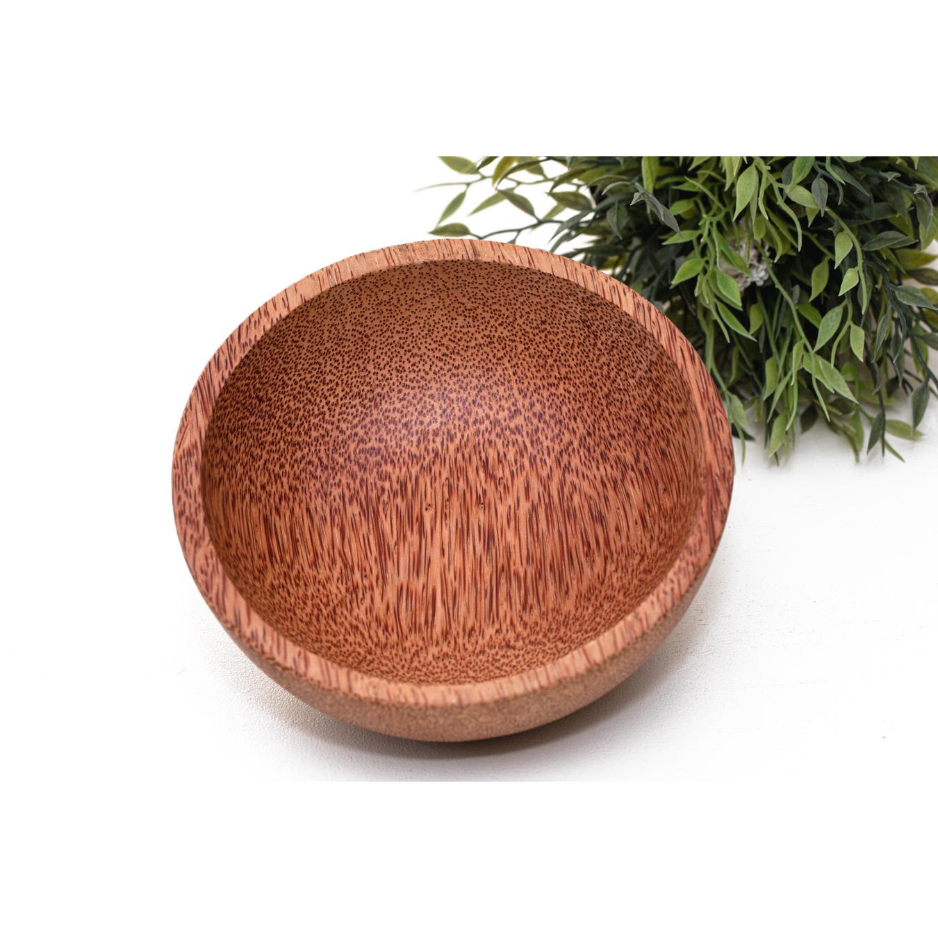 Saladeira 100% ecológica em madeira de coco 18 x 6 cm