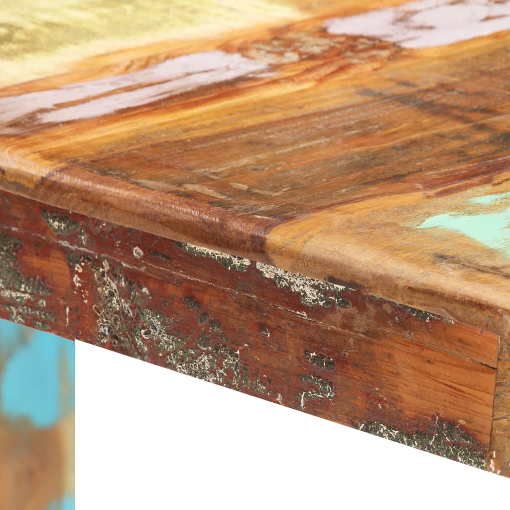 Mesa De Comedor De Madera Maciza Reciclada 180x90x76 Cm_4