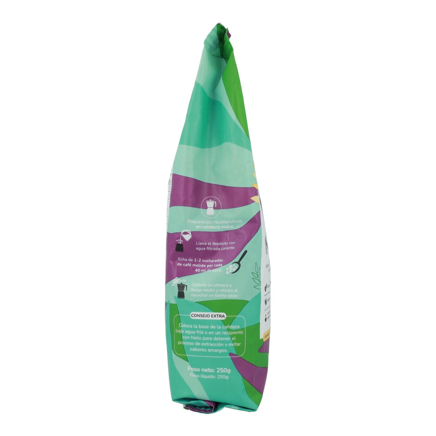 Café moído descafeinado Eco 100% Arábica Planeta Huerto 250 g