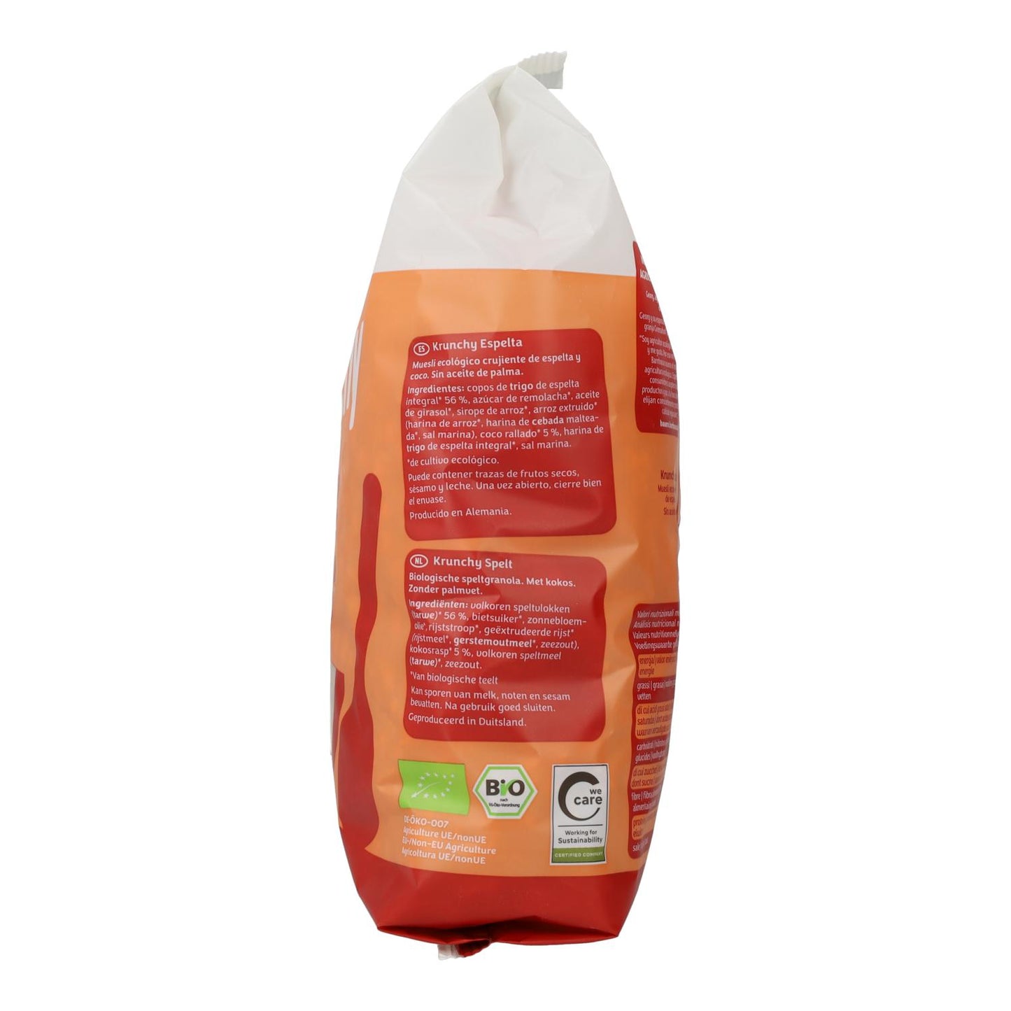 Muesli Crocante de Espelta e Coco Biológico Barnhouse 600g