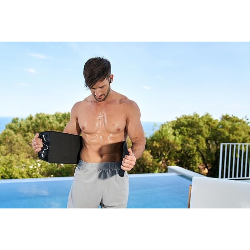 Faja Compresiva Perpetual Neopreno Gimnasio Deporte Reductora Cinturón Lumbar_2