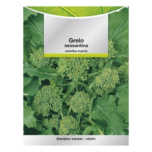 Semillas Grelo Brocoli (10 Gramos) Semillas Verduras, Horticultura, Horticola, Semillas Huerto.