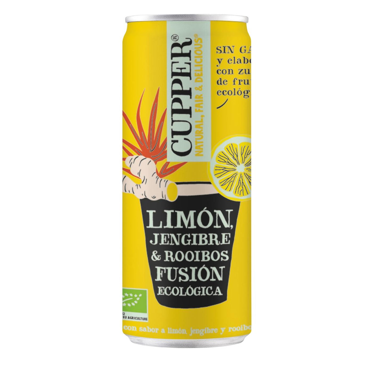 Refrigerante Cupper de Gengibre, Limão e Rooibos 250 ml
