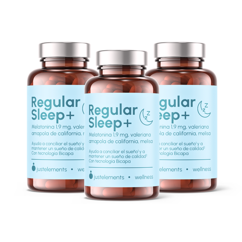 Pack 3 Regular Sleep Melatonina 1,9 Mg De Just Elements Wellness_0