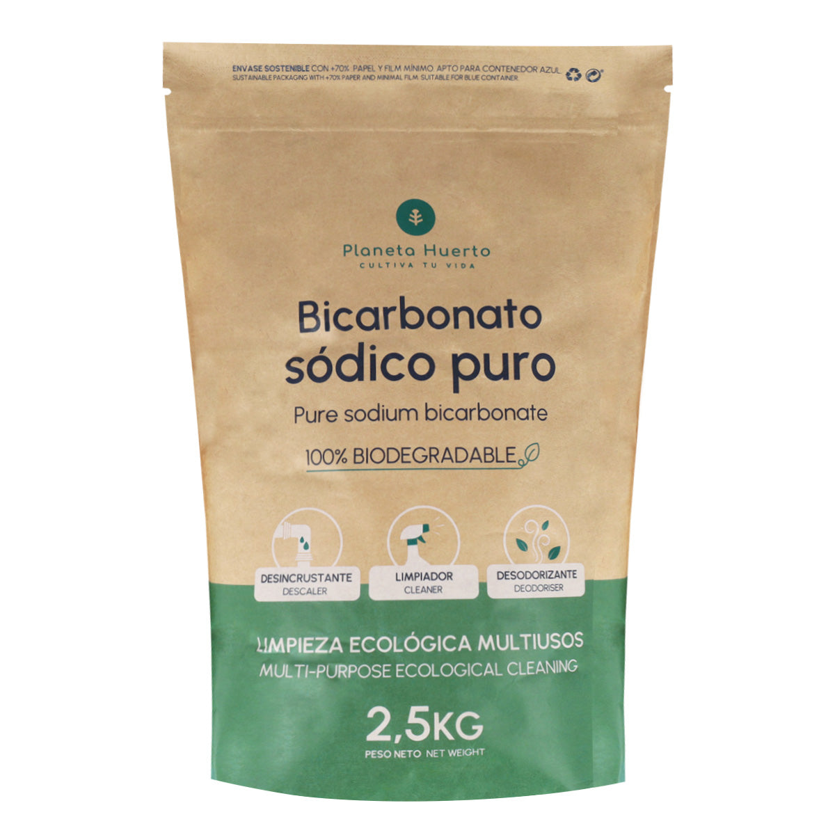Pacote de limpeza Eco Zero Waste XL Planeta Huerto