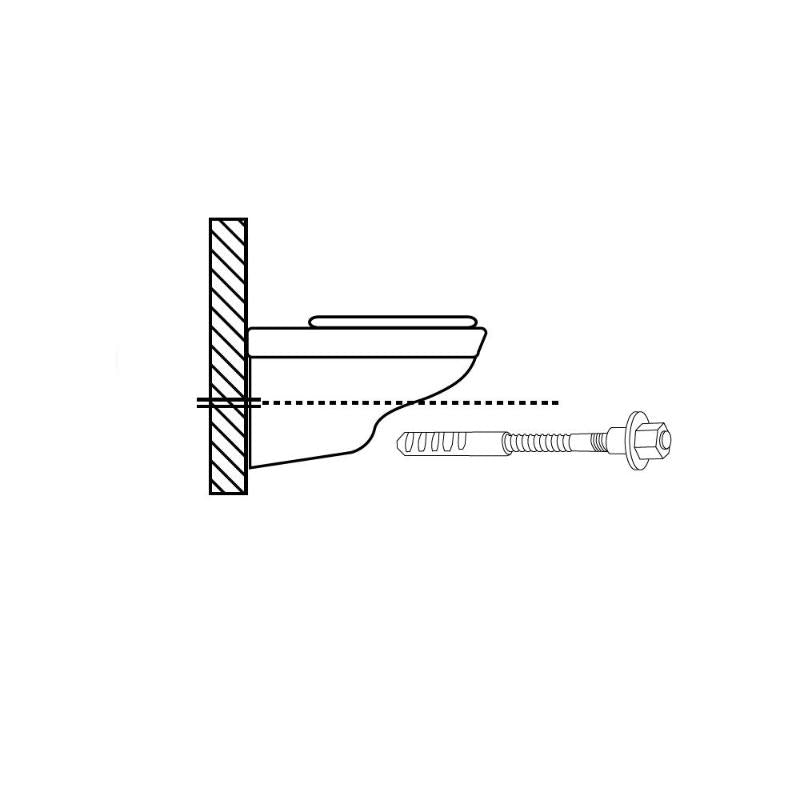 Kit Sanitario Fijación Wc Horizontal 5x70 Mm. (2 Piezas)_1