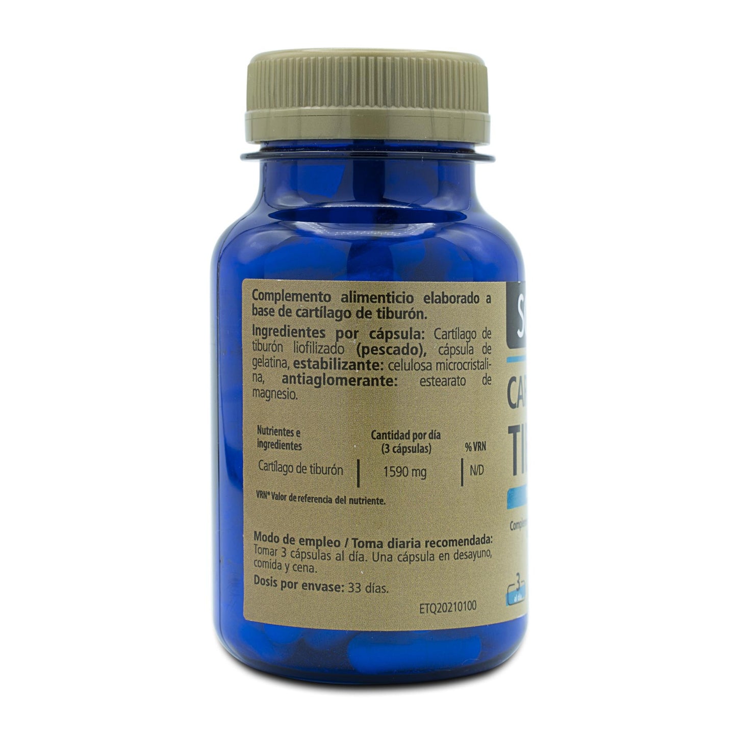 Cartilagem de Tubarão 100 cápsulas SANON 710 mg