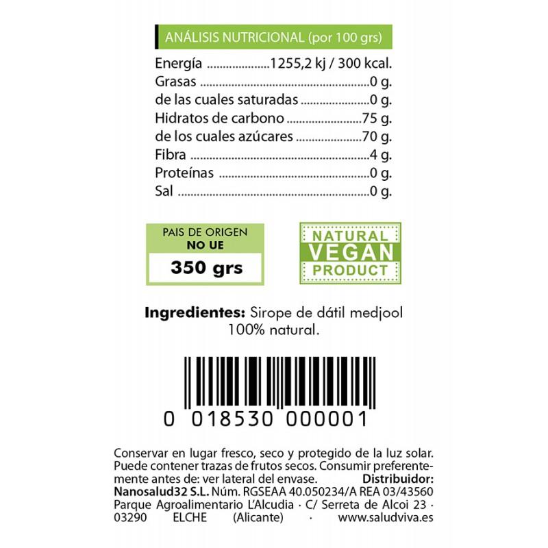 Medjol Xarope de Tâmaras Salud Viva 350 g