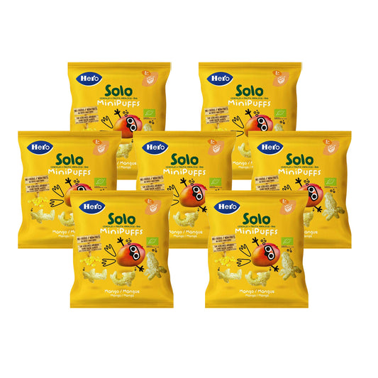Pack de 7x Eco Mango Snacks 18 g - Hero Solo