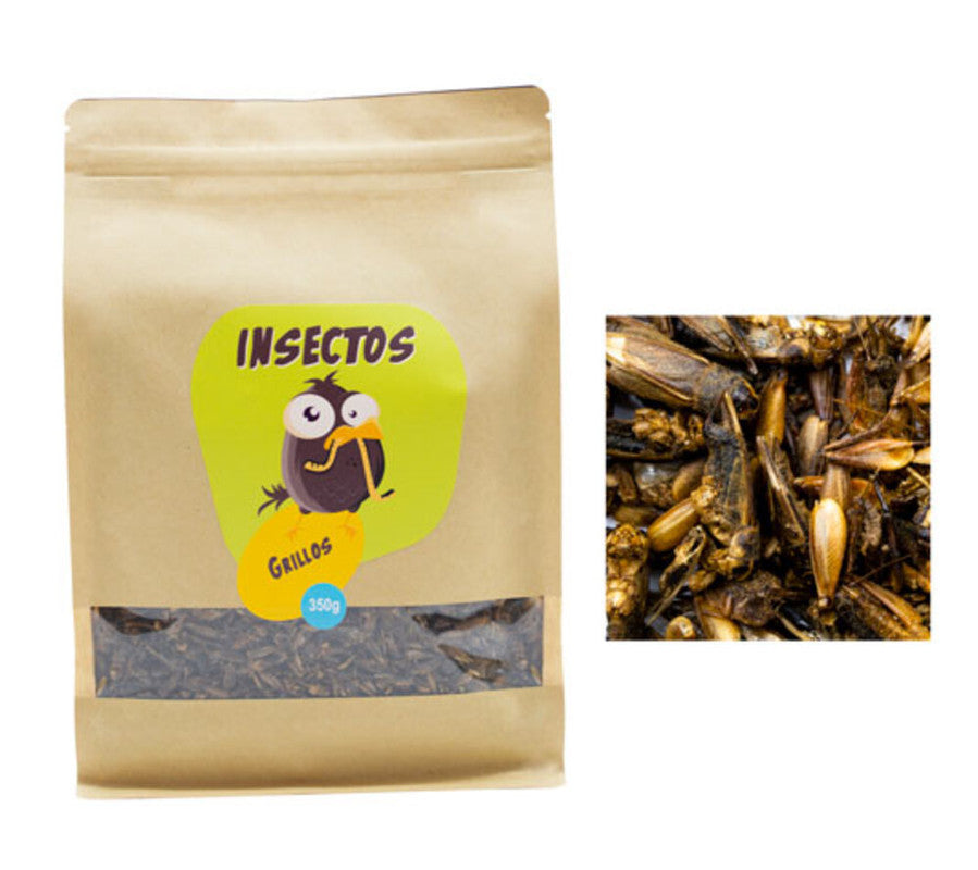 Grillos Deshidratados 50g – Fuente De Proteínas Para Aves, Tortugas, Peces De Estanque Y Reptiles_0
